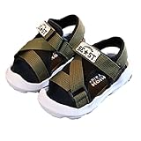 [Nana_Collection(ナナコレクション)] 夏 子供靴 キッズ ベビー サンダル 靴 ストラップ 水遊び ベルクロ 滑りにくい グリーン 13.0cm