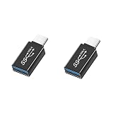 USB-C & USB 3.1 Gen 2 変換アダプタ (2個セット) MOSHTANATH (Type C - USB A メス) 最大10Gbps MacBook Pro/MacBook Air/iPad Pro その他 USB-C 端末用