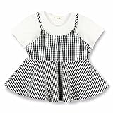 ブランシェス（branshes） キャミソール重ね着風半袖Tシャツ【ブラック/（04）100cm】