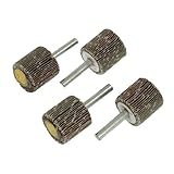 uxcell マウント　フラップ ホイール シャンク 研磨剤 　研磨材 ヘッド直径25mm 4個セット