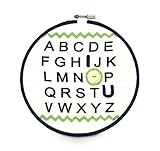 Pavilion Gift Company 38192 Embroidered Wall Covering, 6-3/4", I Love You Alphabet [並行輸入品]