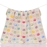 Lemonda（レモンダ）ベビー　赤ちゃん　子供用　タオルケット　ふわふわ　柔らかい肌触り　6重　純綿　ガーゼブランケット　通気性　吸水バスタオル　110×115CM (黄道12星座)