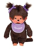 Monchhichi Classic Purple Girl Plush [並行輸入品]