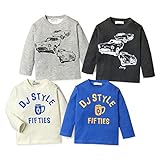 (ブルー/90cm)ベビー服 男の子 Tシャツ 長袖 Donkey Jossy ドンキージョシー 綿100％ 接結天竺 エアニット 日本製 プリント スナップボタン付 男児 ベビ