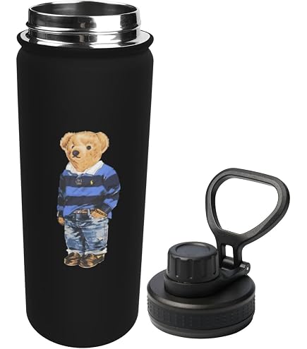 Amazon｜くま ポロベアー Bear Polo Bear 水筒 ステンレスボトル