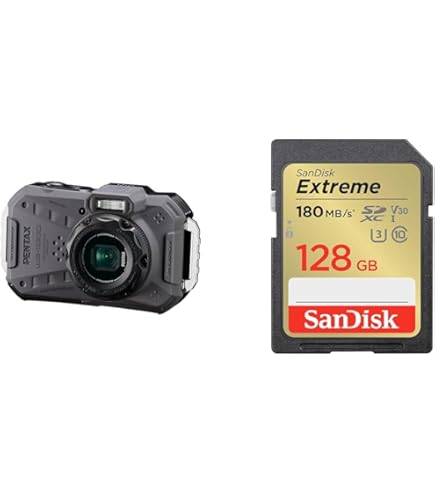 Amazon | ペンタックス PENTAX WG-1000 オリーブ 【SD128GB