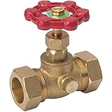 CFI PRODUCTS GIDDS-296564 Stop & Waste Valve 1/2"Comp, Lead Free [並行輸入品]