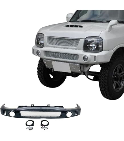 Amazon | JB23 ジムニー 4段可変フロントオールインワンパイプバンパー