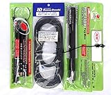 1.8～50MHzに対応 コメット HFJ-350M 3～50MHz 9バンド ロッドエレメント＆タップ切替アンテナ ＋ HFJ-L1.8/1.9 拡張コイル ＋ 簡易アース セット