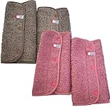 日本製 今治タオル 抱っこひも用　よだれカバー 　タオル生地　2セット (ダークグラウン/ボルドー)