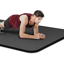 Amazon | Hanyuya メンズ用 トレーニングマット 幅広 100*200cm