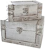 COVENT GARDEN(コベントガーデン) アンティーク調 SWウッデンボックス2点セット XJ-08