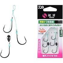 Amazon | ダイワ(DAIWA) タイラバフック 紅牙替えフックβ SS 早