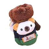 Tonsee 子供用 指なし 手袋 可愛い カートゥーン グローブ 暖かい 手袋 (コーヒー)