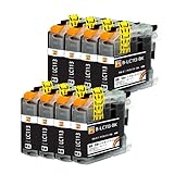 LC113-4CL Brother用 互換インクカートリッジ LC113(8BK) 1色 8本 大容量 残量検知 最新ICチップ搭載 MFC-J6975CDW、MFC-J6973CDW、MFC-J6970CDW、MFC-J6770CDW、MFC-J6573CDW、MFC-J6570CDW、MFC-J4910CDW、MFC-J4810DN、DCP-J4215N、DCP-J4210N
