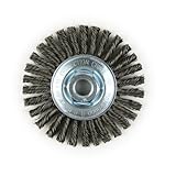 Lincoln Electric KH310 Twisted Stringer Bead Brush, 20000 rpm, 4 Diameter x 3/16 Face Width, 5/8 x 1