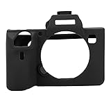 ソニーA7 III / A7R3の EBTOOLS ソフトシリコンカメラケース保護カバーアクセサリー(ブラック)