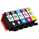 【nasia+】 エプソン用 IB06 (KA*2/CA/MA/YA) 【5本セット】 互換 インク カートリッジ 純正と併用OK [安心国内保証/QR(Web)説明書] IB06CL5A IB06KA IB06CA IB06MA IB06YA メガネ 【nasia+(ナシアプラス)製品/Hyper互換】