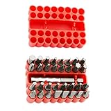 Dolity 高硬度　耐摩耗　ドライバービットセット　33本　6.35mm　六角シャンク　磁気ホルダー　ドライバービット