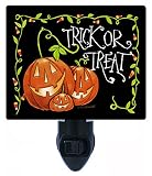 ハロウィンナイトライト – キャンディコーンパンプキン – Trick or Treat LED Night Light