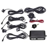 Docooler? Automotive Car Parking Reverse Backup Radar Sound Alert + 4 Sensors - Black [並行輸入品]