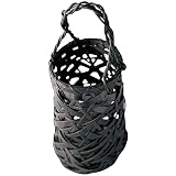 山下工芸(Yamasita craft) 黒染やたら編手付篭 箱入
