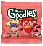 Organix Goodies Organic Fruit Gummies Strawberry & Apple for Toddlers from 12+ Months 12g (Pack of 2