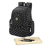 Sumnacon マザーズバッグ ママバッグ 多機能 大容量 リュックバック おむつ換えシート 吊り下げベルト セット (ブラック)