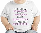 10.1 Million Memories 1 Best Friend オーガニックベビーTシャツ 12 - 18 Months