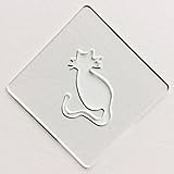 カフェアートステンシル ねこ LAS-0006 ラテアート