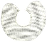 《初夏盛夏対応》(日本製) Pample Mousse(パンプルムース) リラックス天竺水玉衿型スタイ フリーサイズ/OW NO.DP-82559