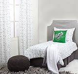 Bacati Soccer Muslin 4 Piece Toddler Bedding Set Green/Grey [並行輸入品]