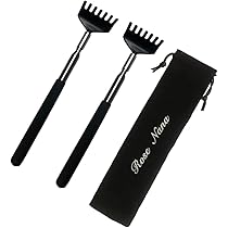 Amazon.co.jp: 孫の手 伸縮自在 携帯 ステンレス製 背中かき棒