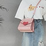 Mrs.L Store　肩掛け　バッグ　ハート　萌え かわいい ファッション　デート　少女　 (ピンク)