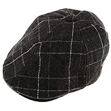 perfk 子供 ベレー帽 帽子 キャップ アウトドア ハンチング フラットキャップ 全４色 - ブラック