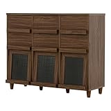 キャビネット WALTER フラップ 引き出し 120 ヴィンテージ インダストリアル 西海岸/送料無料/即日出荷可能