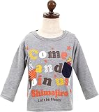 しまじろう 女の子 長袖Tシャツ【312202508】110cm グレー