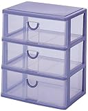 サンコープラスチック 収納引き出し エルピス AW-430 ストーンブルー