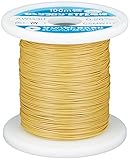 サンハヤト ジュンフロン(R)ETFE電線 AWG30-100m:黄