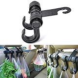 NEW Car Seat Back Headrest luggage Dual Hook car Holder Plastic Hanger Fit For Bag Purse Cloth hange