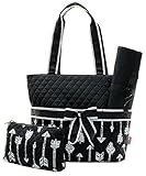 Ngil Arrow Black 3 Piece Diaper Bag Set by NGIL [並行輸入品]