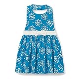 [ベルメゾン] エプロンドレス ブルーフラワー サイズ：９０～１００