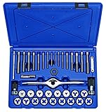 Irwin Tools 1835091 Performance Threading System Tap and Die Set -Machine Screw/Fractional, 40-Piece