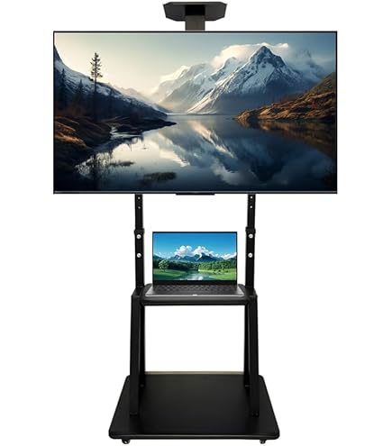 Amazon.co.jp: JAPANNEXT 2画面取付けテレビスタンド シルバー