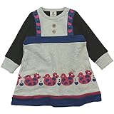 【秋冬物】 chocola(ショコラ) 裏毛エプロン付き風ワンピース 90cm /クロ NO.CH-1511-58068