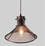 鍛造アイアンシャンデリアレトロシャンデリアレストランバー工業用錆アートヘッドシャンデリア1光源（電球なし）