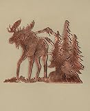 ムースダイカット野生動物壁アート