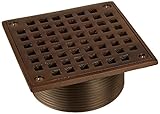 Jones Stephens D6096WB 3-1/2 X 5-Inch Old World Bronze Square Spud Strainer [並行輸入品]