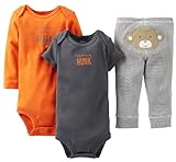 Carter's PANTS ベビー・ボーイズ US サイズ: 12 Months カラー: オレンジ