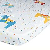 Orara beauty ベビー 敷き 布団 カバー 保育園 子供用布団カバー 130*70cm 裏全周ゴム付 ガーゼ ワンタッチシーツ シングル　可愛い　綿100％ お昼寝 敷きカバー (8#)